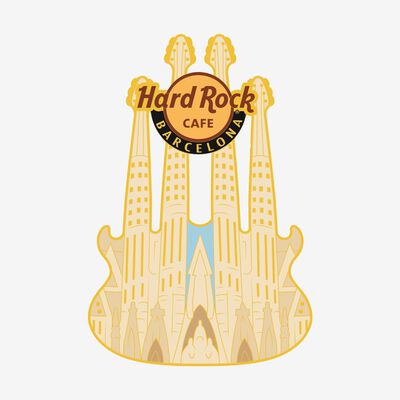 Barcelona Sagrada Familia Guitar Pin